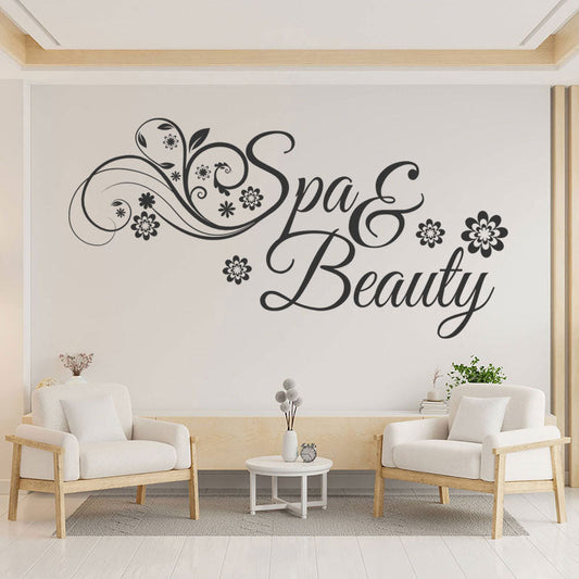 nails beauty salon wall sticker decal