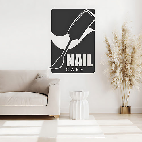 Nail Salon Wall Sticker - Manicure & Beauty Quote Graphic Decal