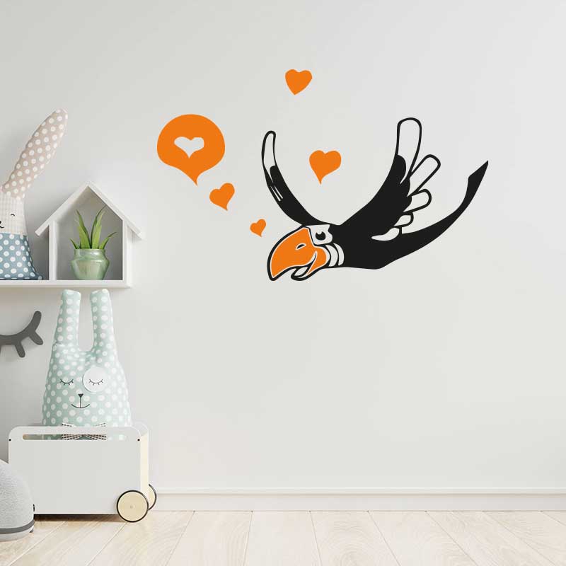 Parrot wall sticker - Pirate Theme