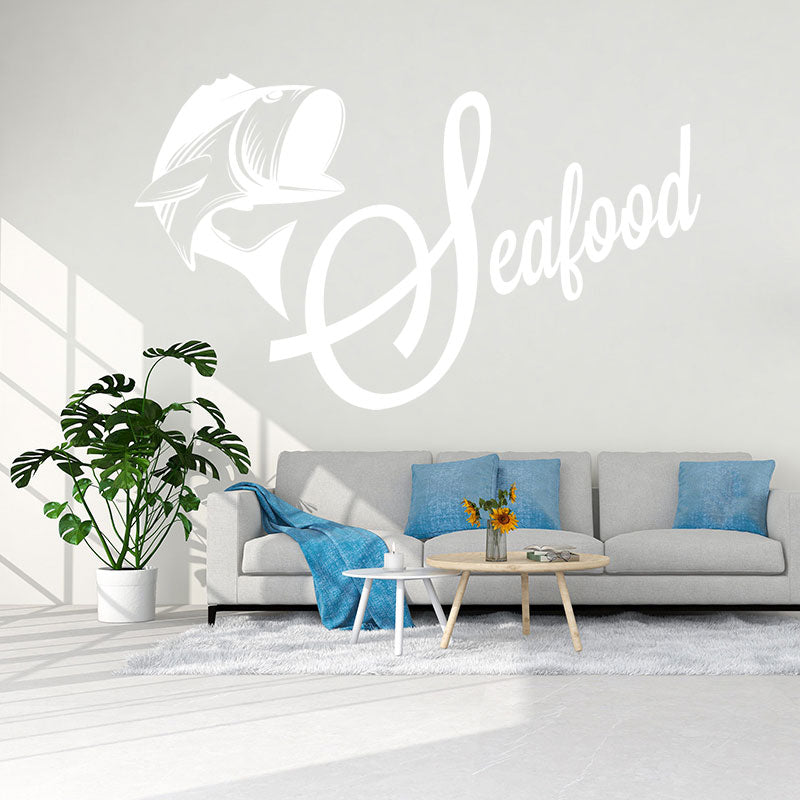 seafood coastal wall sticker