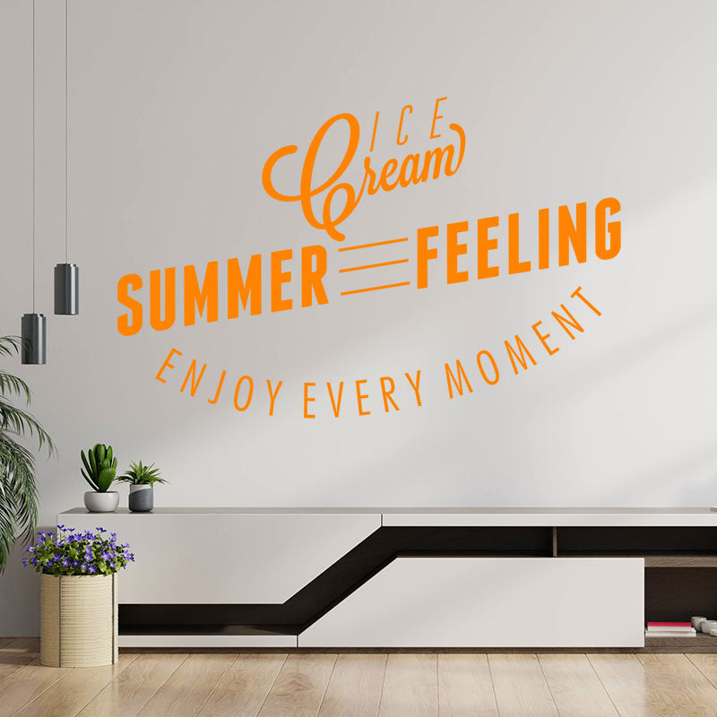 ice cream decal wall sticker