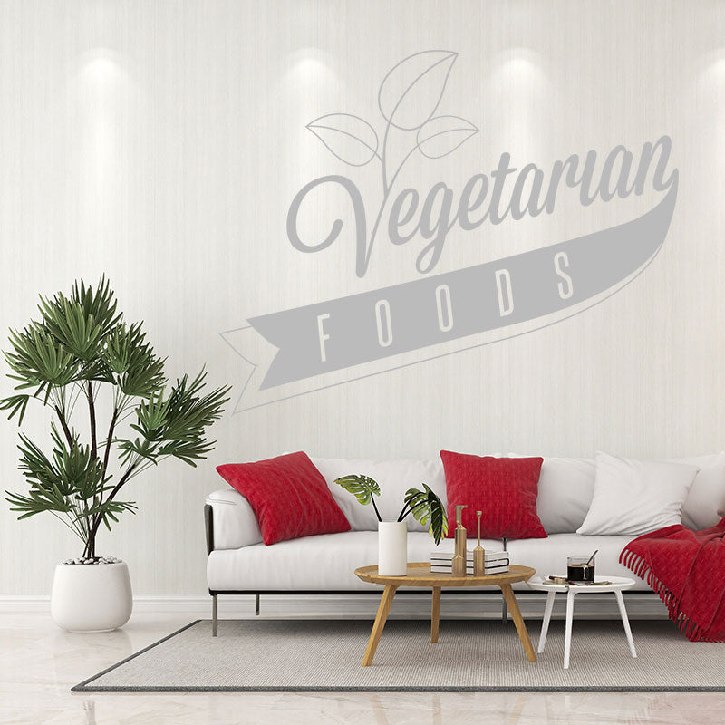 vegetarian food wall art sticker wall sticker