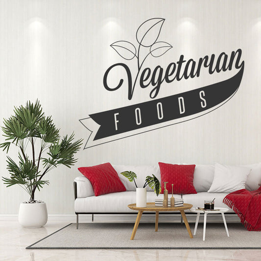 vegetarian food wall art sticker wall sticker