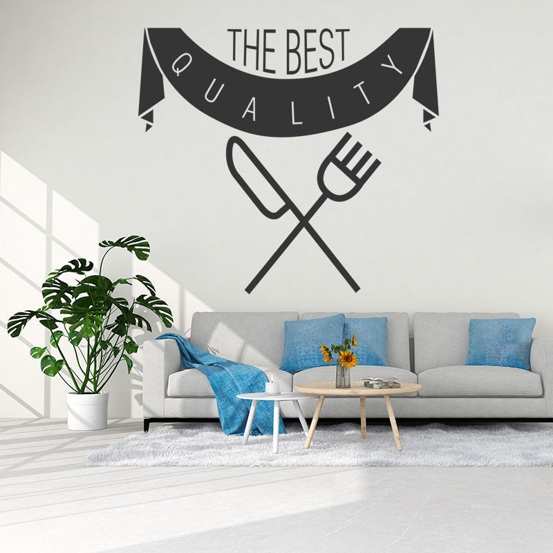 restaurant catering wall art sticker wall sticker