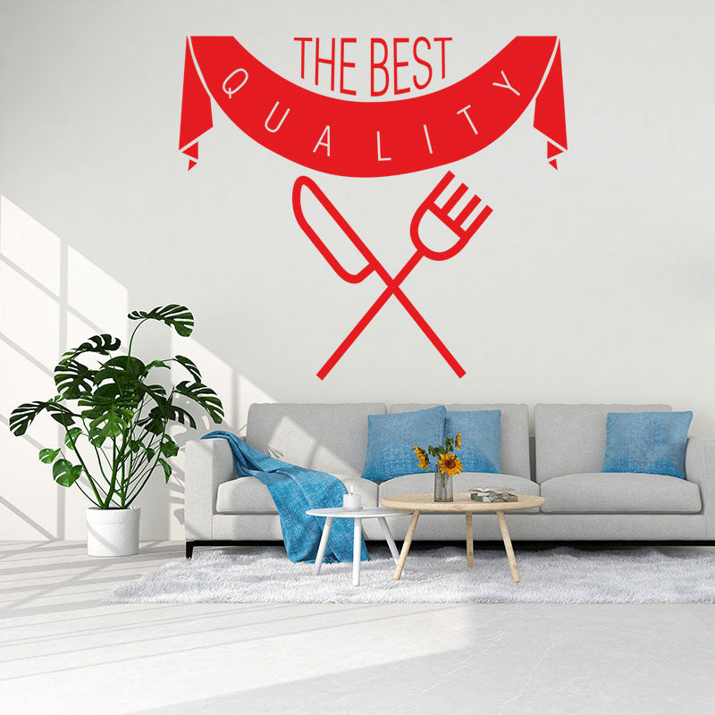 restaurant catering wall art sticker wall sticker