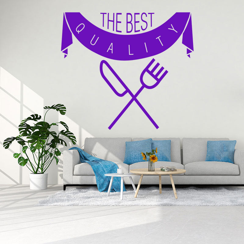 restaurant catering wall art sticker wall sticker
