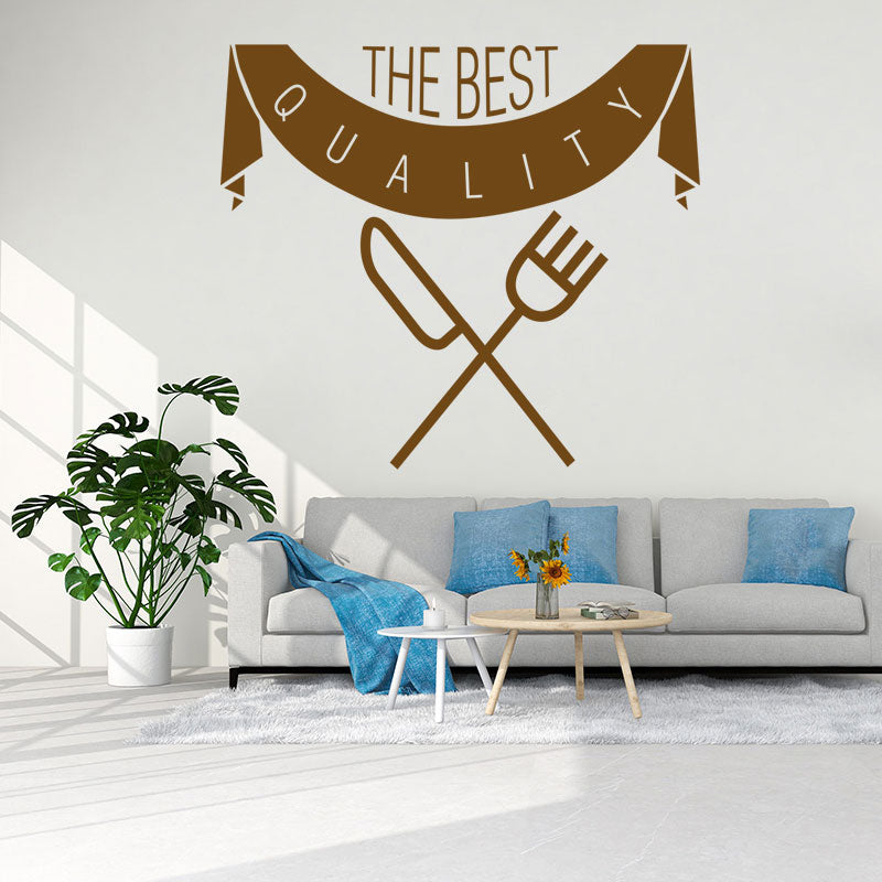 restaurant catering wall art sticker wall sticker