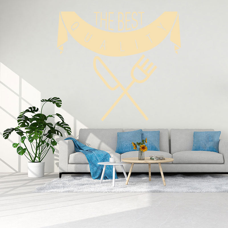 restaurant catering wall art sticker wall sticker