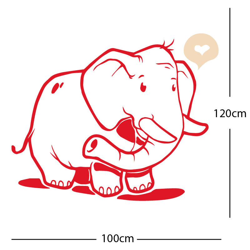 elephant wall sticker