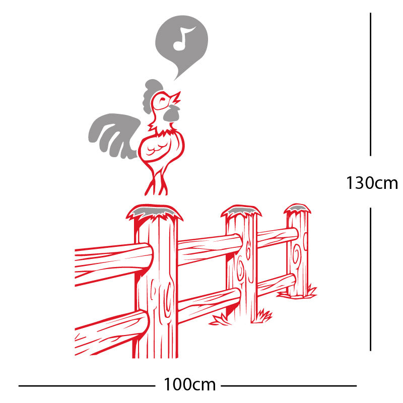 cockrell farmyard wall sticker