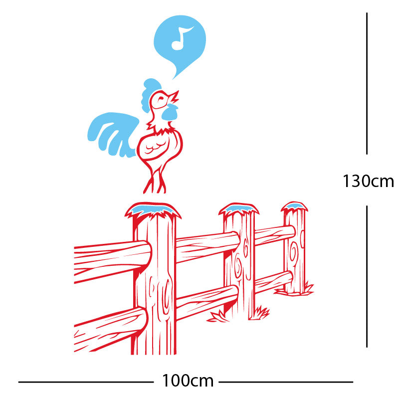 cockrell farmyard wall sticker