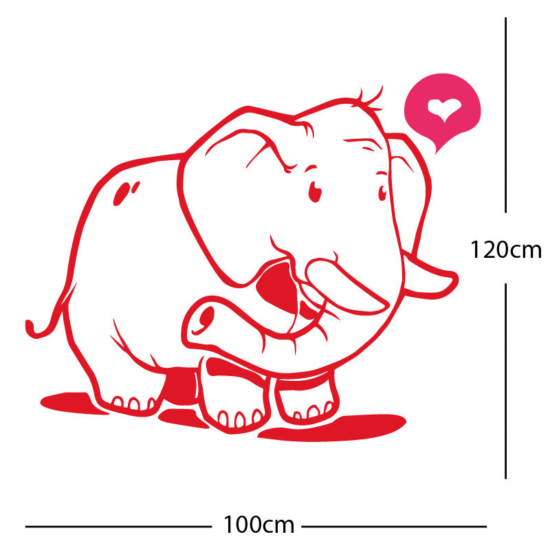 elephant wall sticker