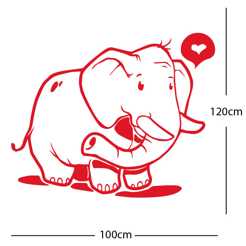 elephant wall sticker