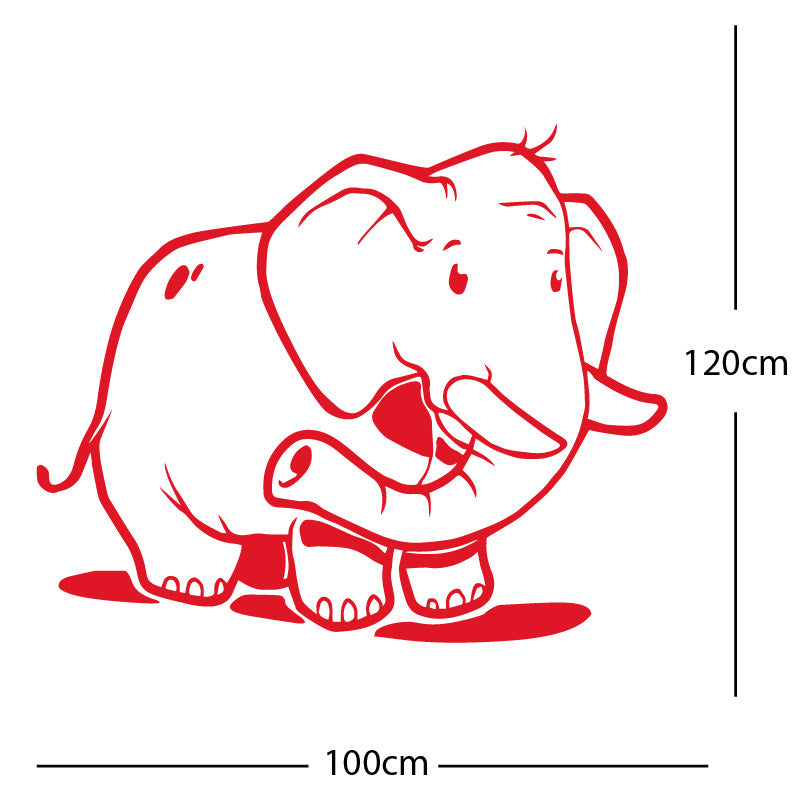 elephant wall sticker