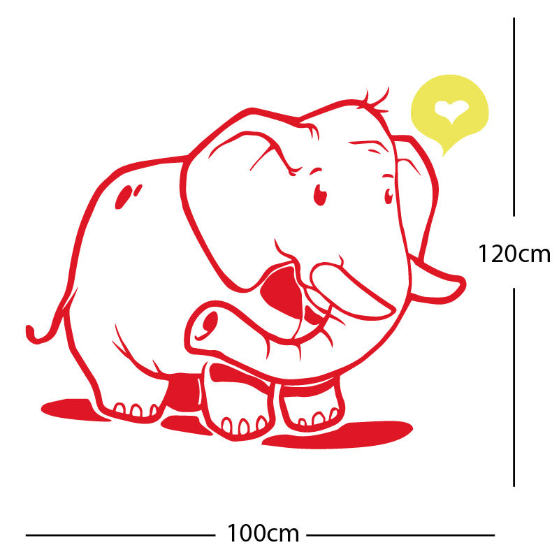 elephant wall sticker