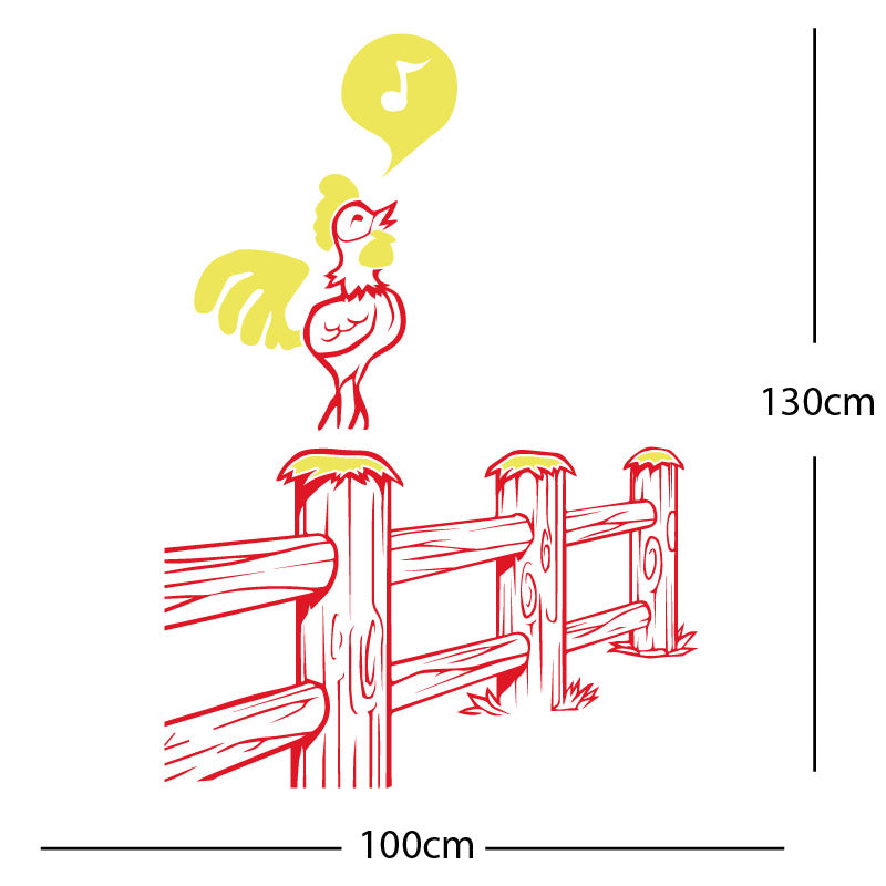cockrell farmyard wall sticker
