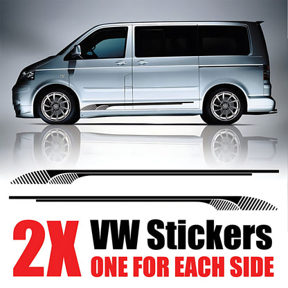 VW Transporter Pinstripe Side Decal – Subtle Dash Body Graphics