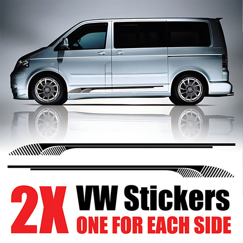 VW Transporter Pinstripe Side Decal – Subtle Dash Body Graphics