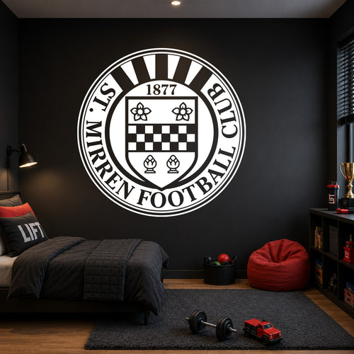 Personalised Football Club Wall Sticker