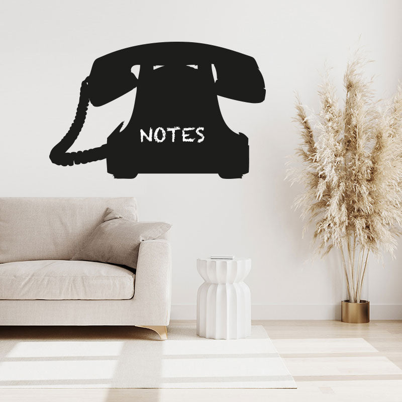 Telephone Chalkboard Wall Sticker - Retro Blackboard Decor