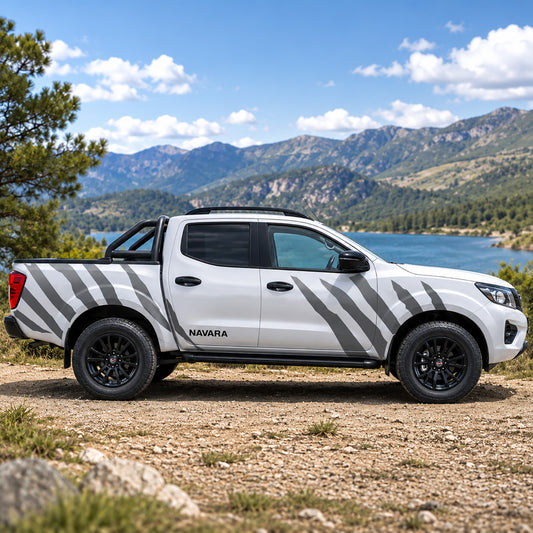 Nissan Navara Tiger Stripe Wheel Arch Graphics