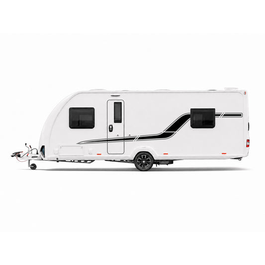Universal Caravan Side Graphics – 6m Two Colour Pair
