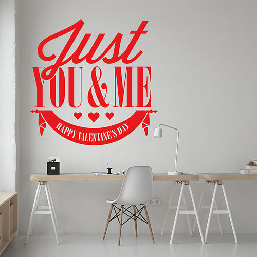 Valentine's Day Window Decals - Heart Stickers for Shop Fronts