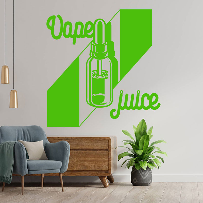 eye catching vaping quote wall sticker