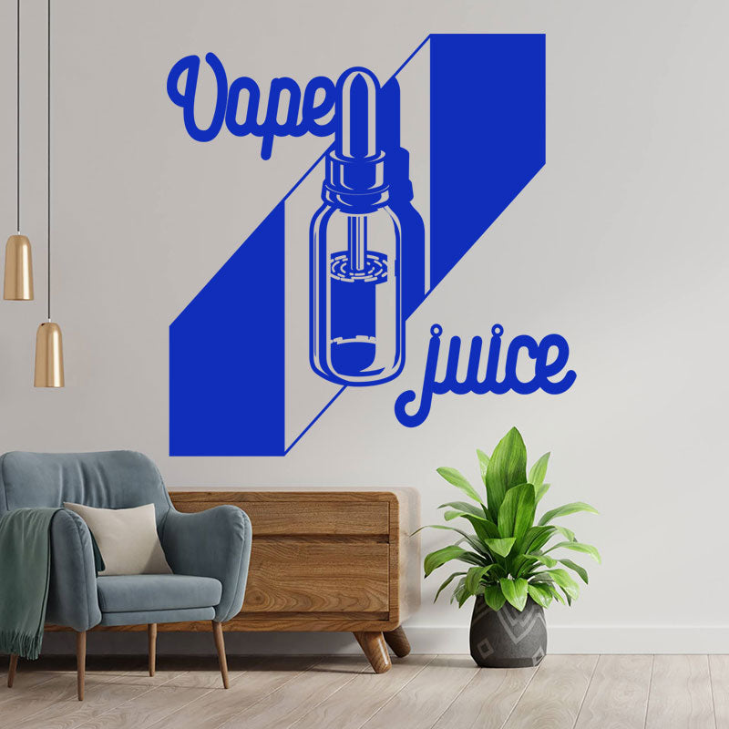 eye catching vaping quote wall sticker