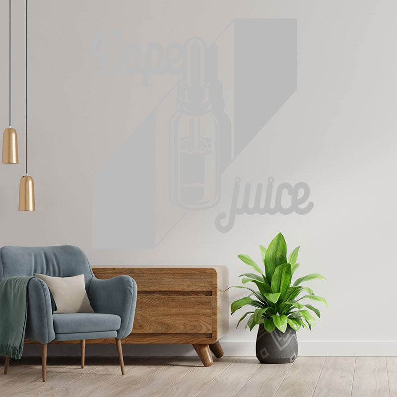 eye catching vaping quote wall sticker