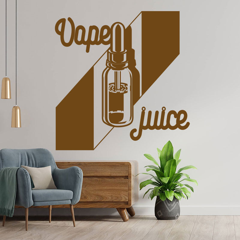 eye catching vaping quote wall sticker