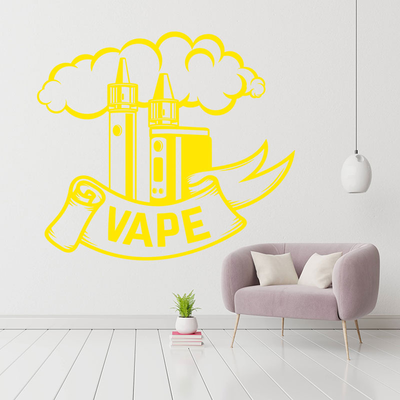 custom vaping quote sticker for wall sticker