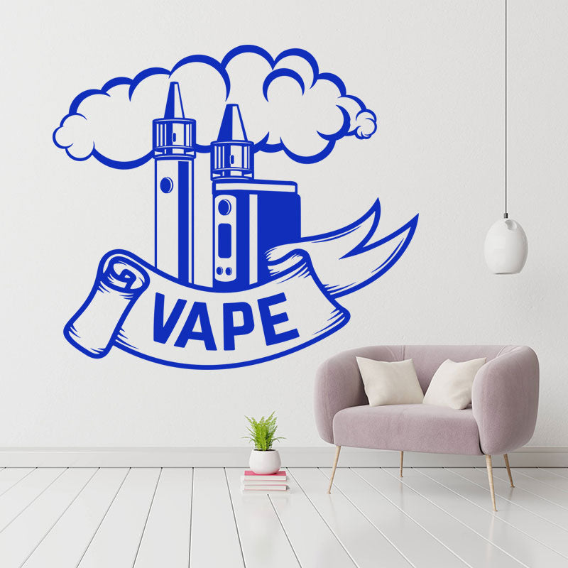 custom vaping quote sticker for wall sticker