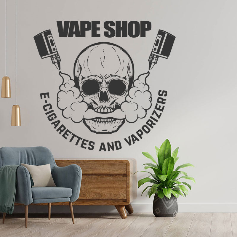 decorative vaping quote wall sticker
