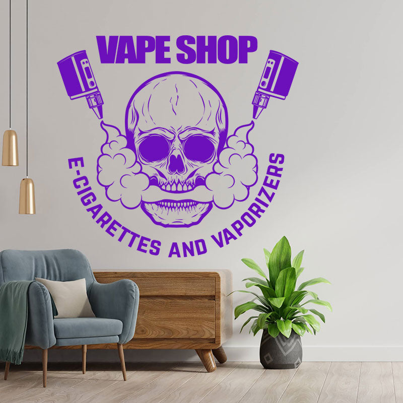 decorative vaping quote wall sticker
