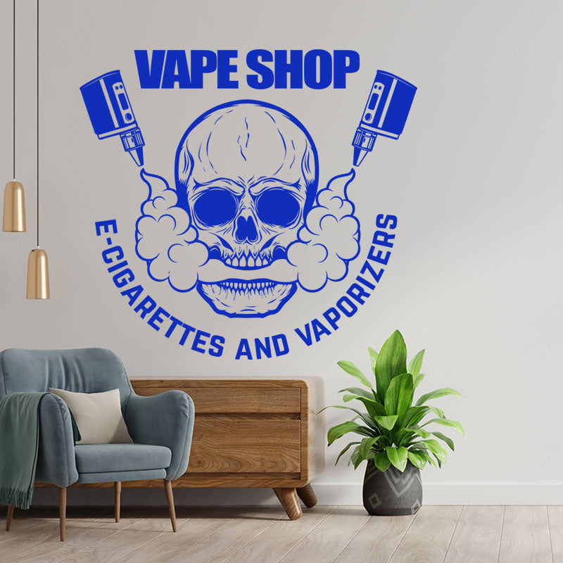 decorative vaping quote wall sticker