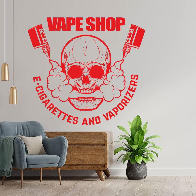decorative vaping quote wall sticker