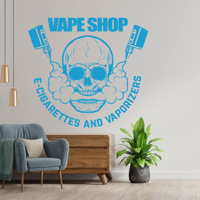 decorative vaping quote wall sticker