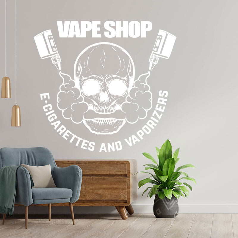 decorative vaping quote wall sticker