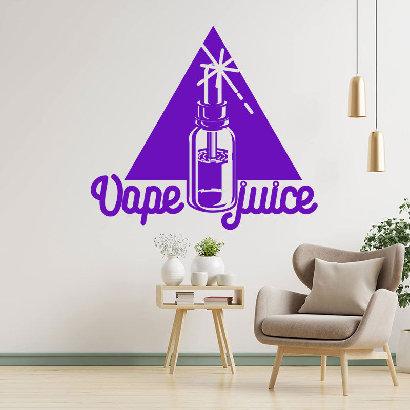 unique vape shop wall sticker