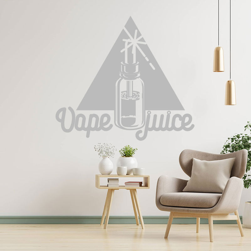 unique vape shop wall sticker