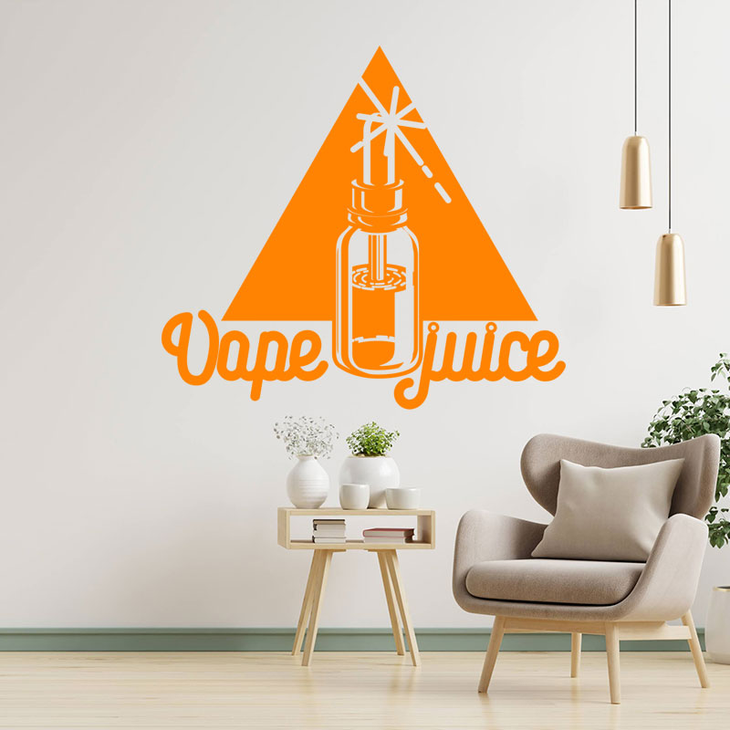 unique vape shop wall sticker