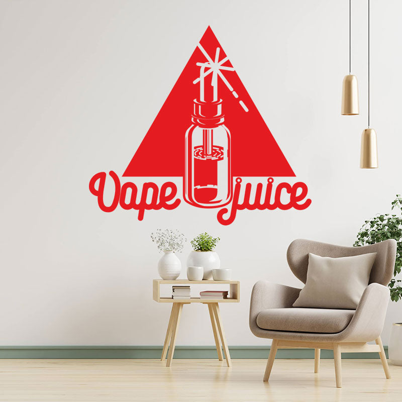 unique vape shop wall sticker