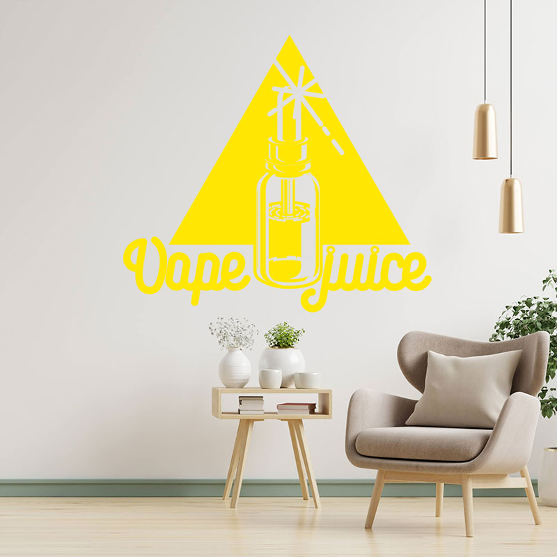unique vape shop wall sticker