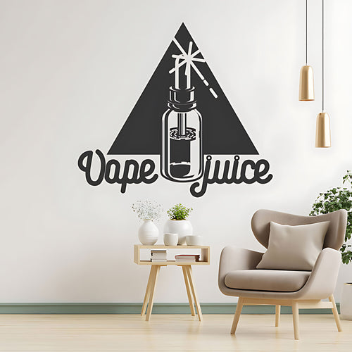 Unique Vape Shop Wall Sticker with Vaping Graphics