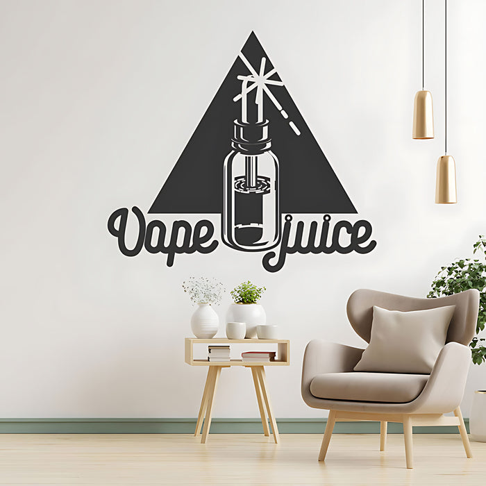 Unique Vape Shop Wall Sticker with Vaping Graphics