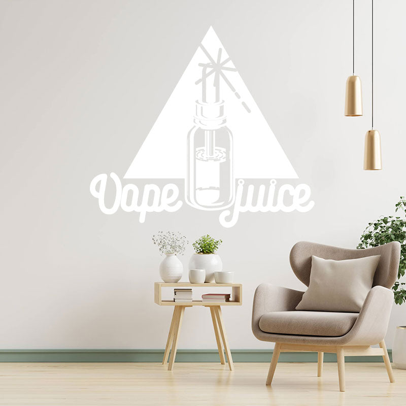 unique vape shop wall sticker