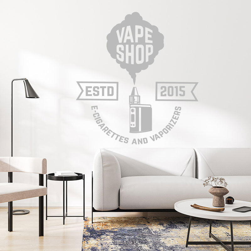 vaping graphics wall decal for wall sticker