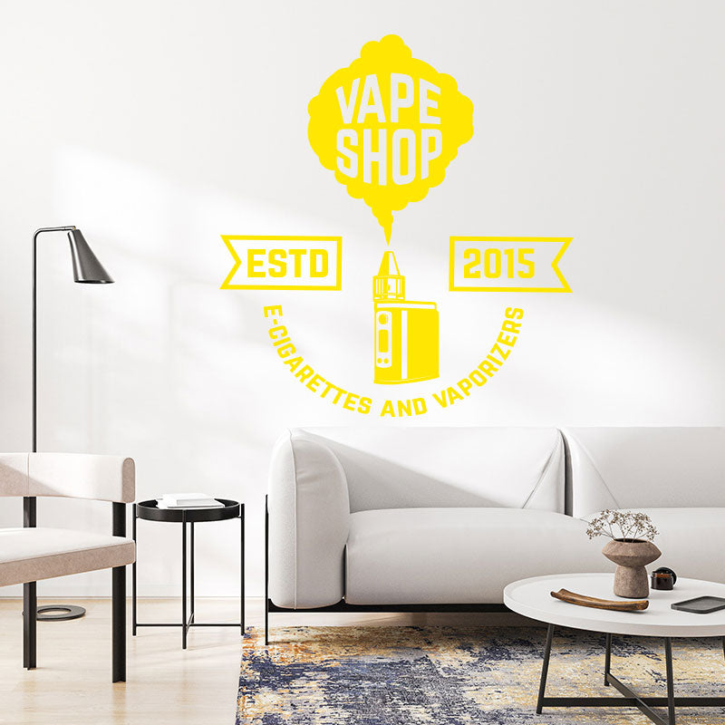 vaping graphics wall decal for wall sticker