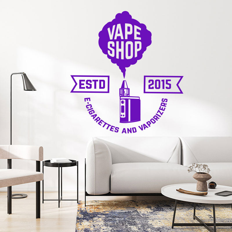 vaping graphics wall decal for wall sticker